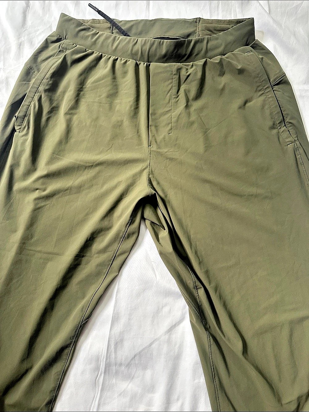 lululemon Dance Studio Mid-Rise Jogger Olive Joggers Size Medium Like New
